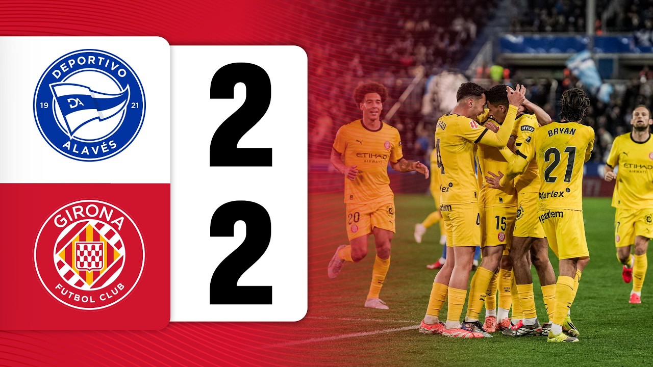 2월24일 알라베스 지로나 해외축구 하이라이트