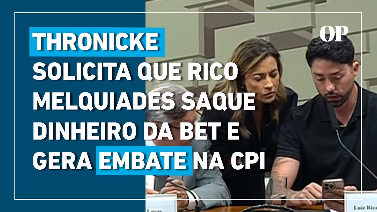 Soraya Thronicke solicita que Rico Melquiades saque dinheiro da Bet e gera embate na CPI