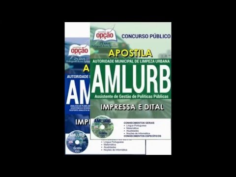 Apostila AMLURB 2016 Assistente de Gestão de Políticas Públicas