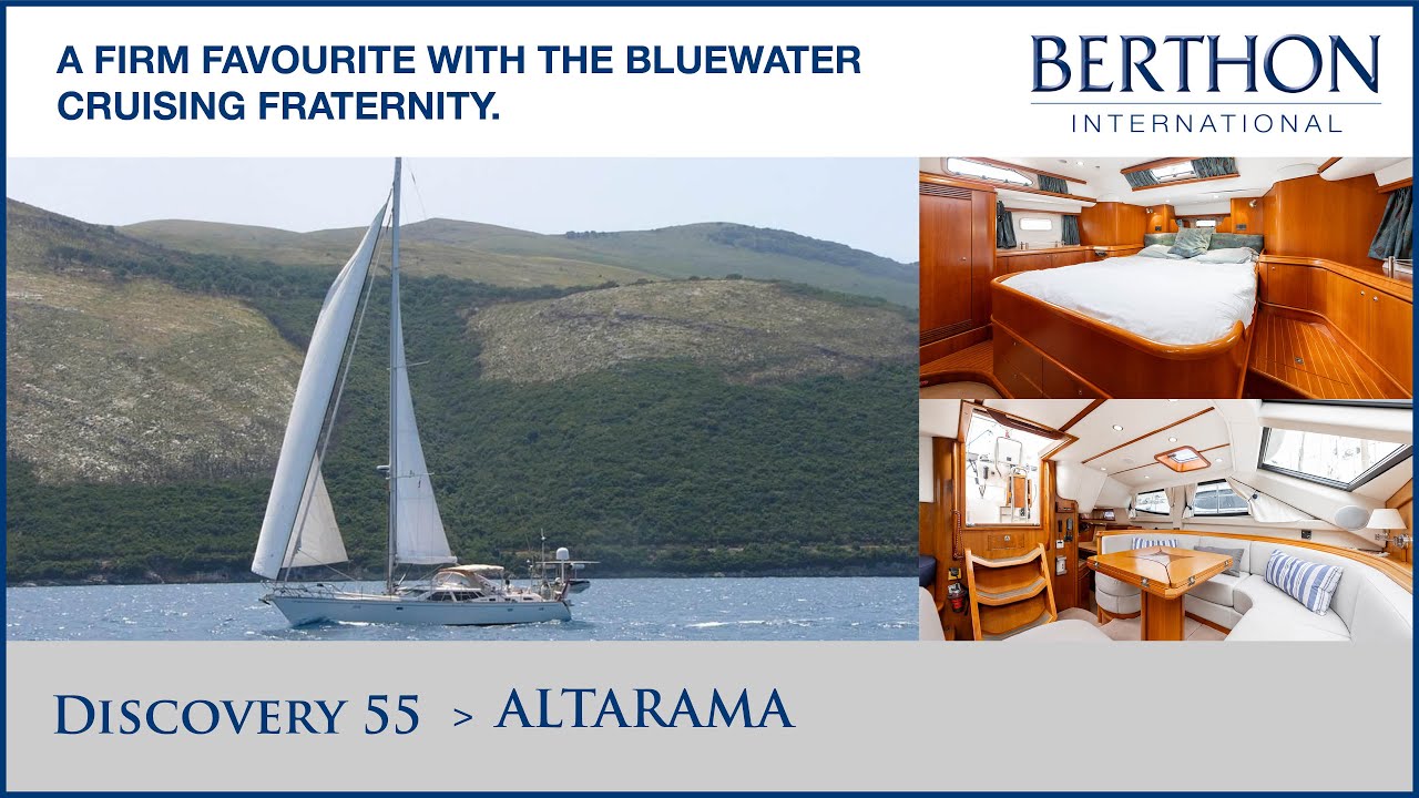 [OFF MARKET] Discovery 55 (ALTARAMA) with Alan McIlroy - Yacht for Sale - Berthon International