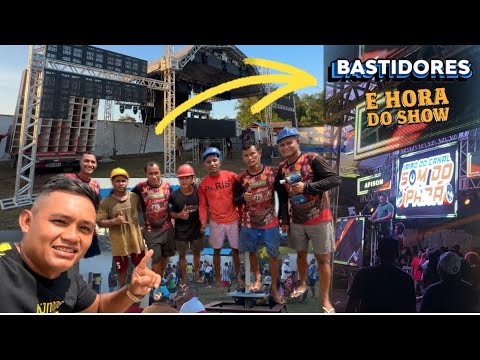 Bastidores luxuoso Afisom tradicional festa do pau d’arco São Miguel do Guamar