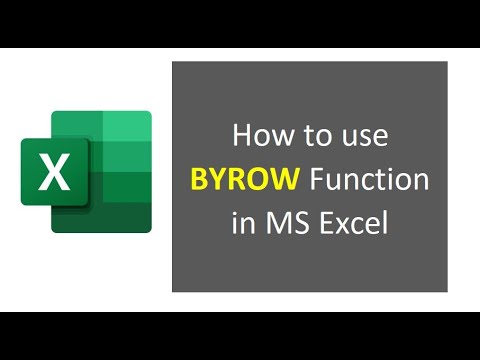 BYROW Function - Microsoft Excel