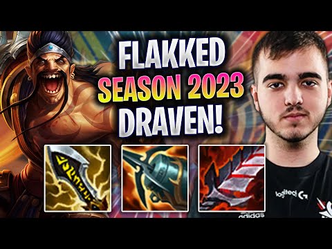 FLAKKED CON SU DRAVEN EN LA NUEVA SEASON! - HRTS Flakked Juega Draven ADC vs Kai'Sa! | Season 2023
