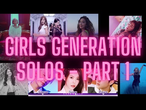 Girls Generation  - Solos  - Part 1 | FIRST TIME REACTION