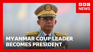 BBC News: Myanmar's coup leader who set off a brutal civil war becomes president | BBC News