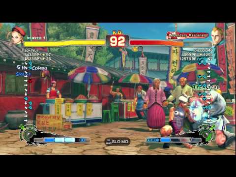 SSF4 AE Ver. 2012: nao-ryui [Cammy] vs. piccolo48 [Abel] - PSN Ranked Match
