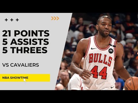 Patrick Williams 21 Points, 5 Assists, 5 Threes vs Cavaliers - Apr 8, 2025