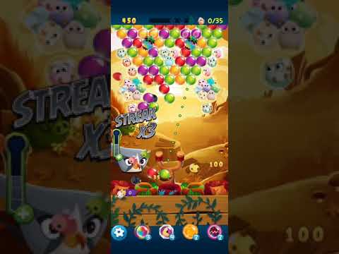 Angry birds pop bubble shooter level 374 NO BOOSTERS |#AngryBirdsPopBubbleShooter
