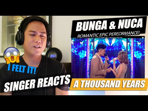 NUCA and BCL - A Thousand Years | SINGER REACTION