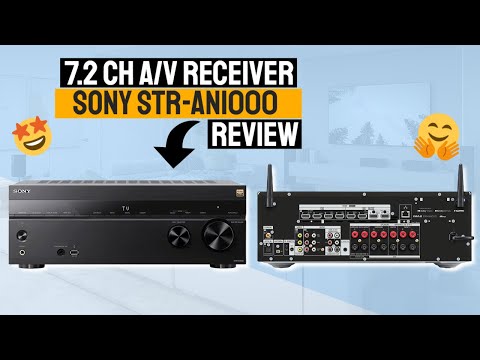 7.2 CH Surround Sound Home Theater 8K A/V Receiver - Sony STR-AN1000 AV Receiver Reviews
