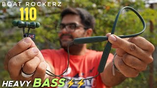 Download lagu boAt Rockerz 110 Neckband with Powerful BASS 🔥🔥 Heavy Testing ⚡⚡ mp3
