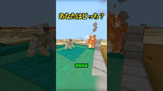 この論争、あなたはどっち？【マイクラ】
