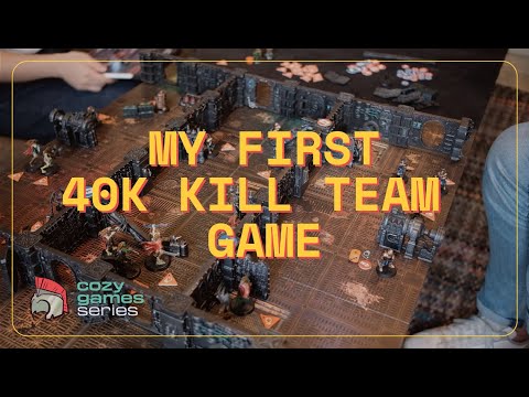My first time playing Warhammer 40k Kill Team: Into the Dark