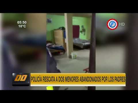 Rescatan a dos niños abandonados en vivienda de J  Augusto Saldívar