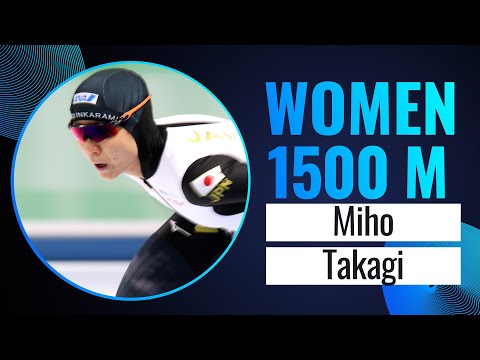 Miho TAKAGI (JPN) | Winner | 1500m Women | Tomaszów Mazowiecki 2023 | #SpeedSkating