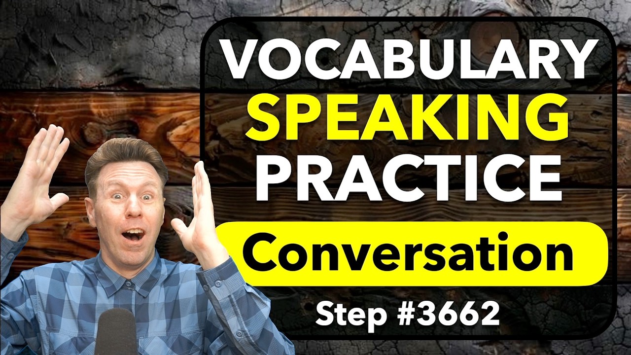 English Conversation Vocabulary Speaking Practice w/ Role-Play Training