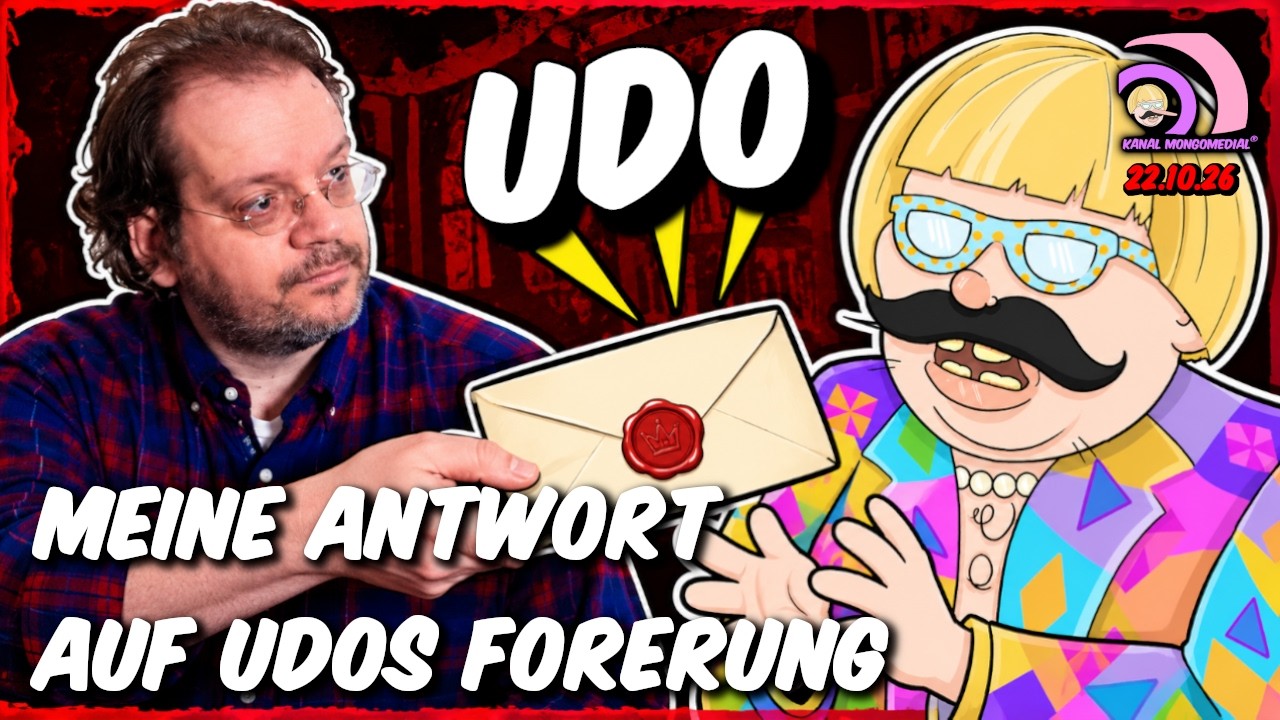 Udo's Abmahnung und Mongos Antwort |Kanal Mongomedial #UdoHooligans
