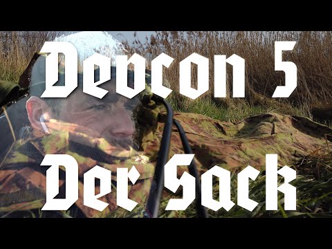 Biwaksack von Asmc Devcon 5 aufgestellt und erklärt.