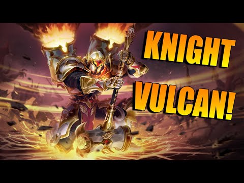 I LOVE THIS KNIGHTHOOD VULCAN THEMED SKIN! - Masters Ranked Duel - SMITE