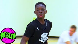Adama Njie HAS THE BALL ON A STRING at the 2019 CP3 National Middle School Combine