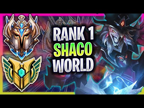 RANK 1 SHACO IN THE WORLD! | RANK 1 SHACO JUNGLE GAMEPLAY | RANK 1 SHACO GUIDE