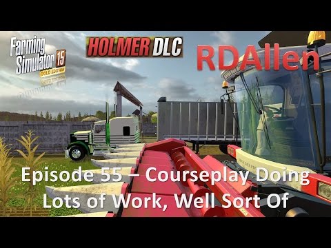Farming Simulator 15 Gold Edition Sosnovka E55 - Courseplay Doing Lots of Work!