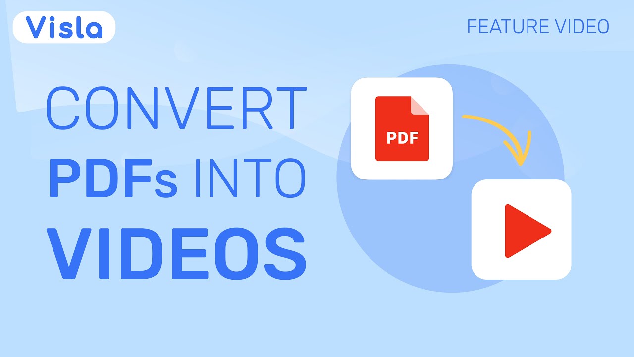 PDF to Video Tutorial - Watch Demo