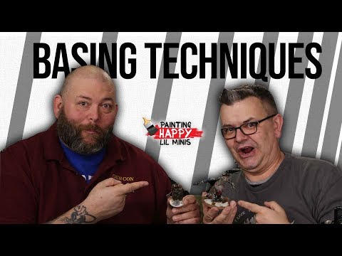 Painting Happy Lil Minis: Basing Techniques Part 1