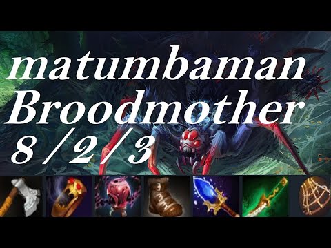 matumbaman mid Broodmother - unbearable ◕ ៱◕ - Secret vs B8 game2 - Beyond Epic - dota2