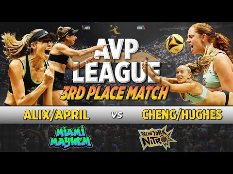 Cheng/Hughes vs Klineman/Ross | New York Nitro vs. Miami Mayhem AVP League 3rd Place Match