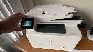 Excellent HP Color LaserJet Pro MFP M281fdw Printer  - w/ Toner-720 Pages Only
