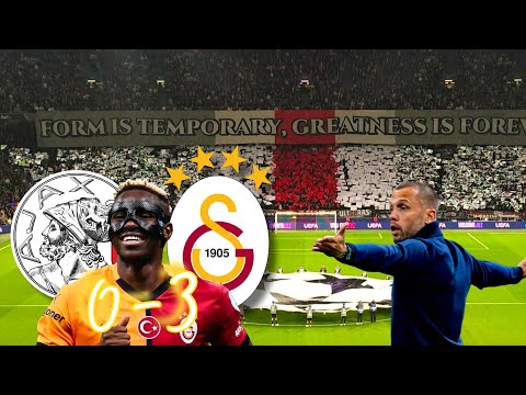 AFC AJAX 0-3 GALATASARAY Wednesday, November 5, 2025 @ Johan Cruijff Arena Amsterdam.