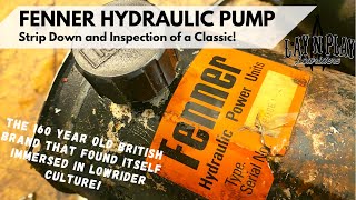 FENNER HYDRAULIC PUMP! Strip Down and Inspection - Part 1