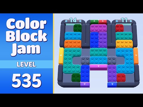 Color Block Jam Level 535 | Every Puzzle Solved! 🎯