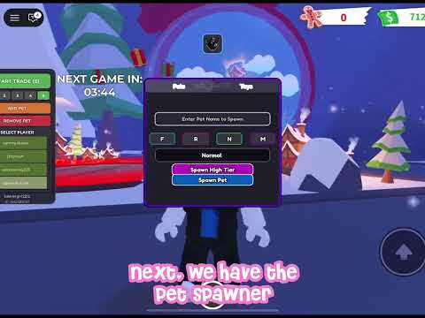 Adopt me trade script! Steal pets from others and get your dreampets!