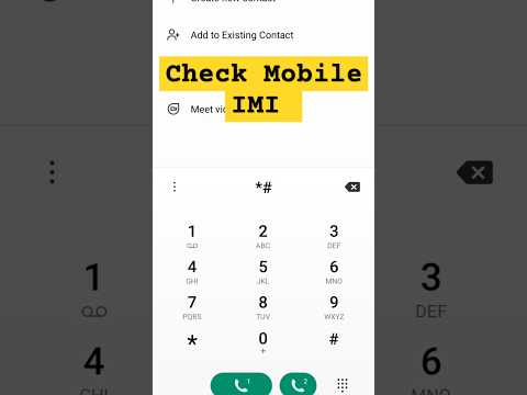 How to check Mobile imei Number | Check imei by dail code for all phone | Yamee Technical