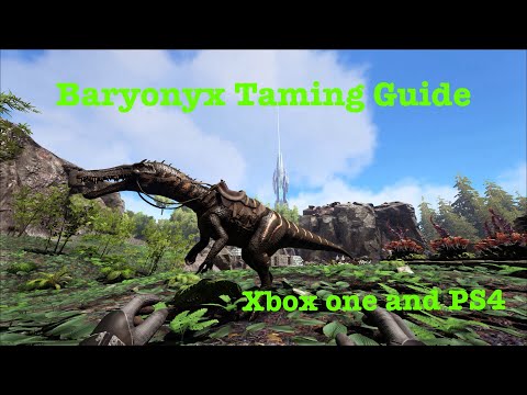 ARK: Survival Evolved How to Tame a Baryonyx (tips and tricks, xbox one and PS4)