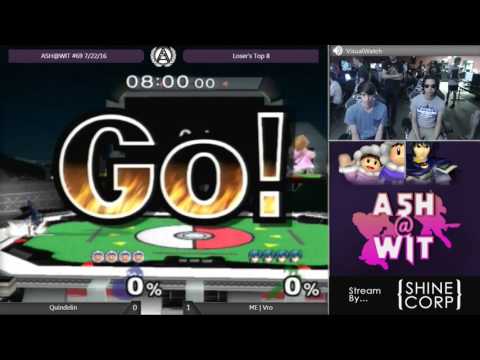 ME | Vro (Marth) vs Quindelin (IC's) - ASH@WIT #69 Melee Loser's Top 8