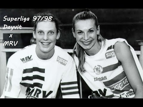 Superliga 97/98 -  Dayvit x MRV Minas - Quartas de Final - Jogo 1 - Vôlei Feminino