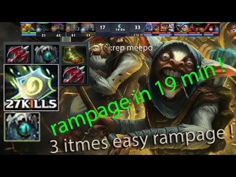 Meepo is Back,  Playing Meepo with Max ransak and Max Attributes - Full Gameplay Meepo super good#7