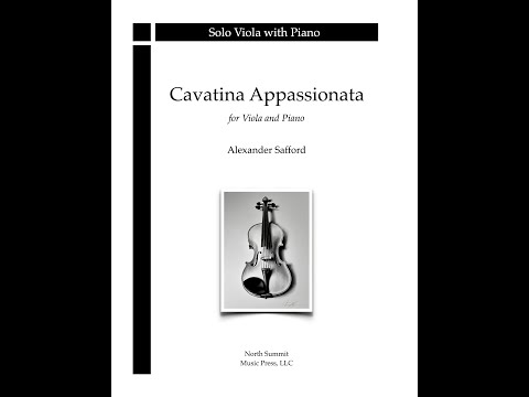 Cavatina Appassionata for Viola and Piano by Alexander Safford