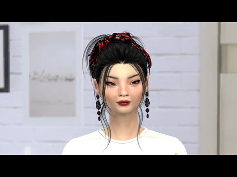 sims 4 custom character download girl Nari Lee by Bonita100 Cas Video Preview