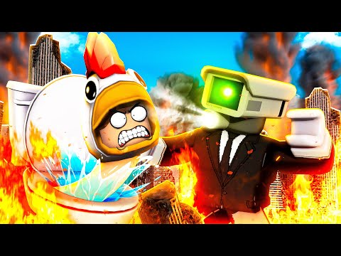SKIBIDI TOILET VS CAMERAMAN SU ROBLOX!!
