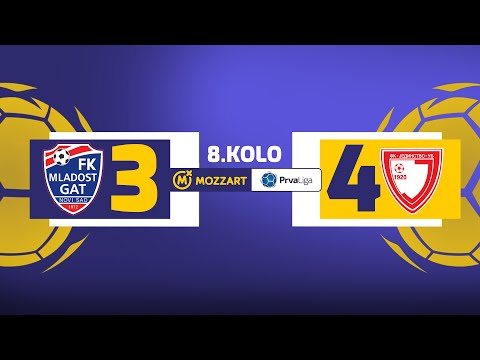 Mozzart Bet Prva liga Srbije 2023/24 - 8.Kolo: MLADOST GAT – JEDINSTVO 3:4 (1:2)
