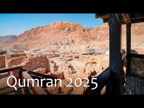 Qumran! Aquí se encontraron los Manuscritos del Mar Muerto. Explorando la zona.