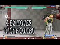 KOF XV RUGAL ALL EX MOVES IN COMBO