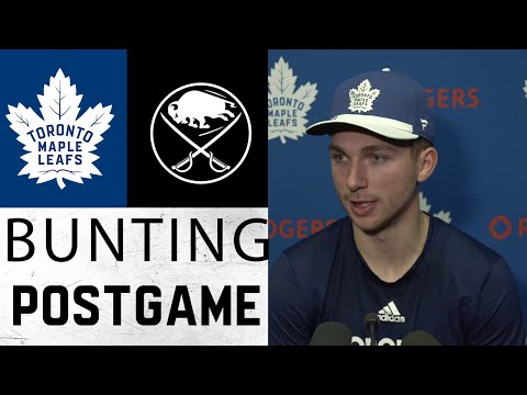 Michael Bunting Post Game | Toronto Maple Leafs @ Buffalo Sabres - November 13, 2021