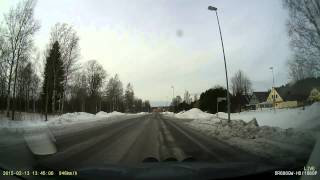 preview picture of video 'Härnösand 2015-02-13 Gånsviksvägen'