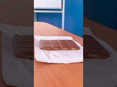 sneaking  Chocolate as Lipstick at School #food#shorts