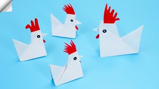 How to Make a Paper Chicken | Easter paper Crafts